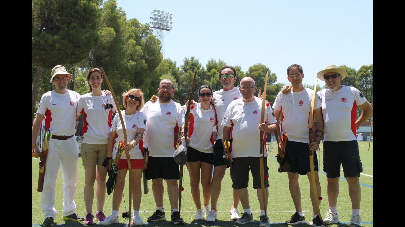 Arqueros de Manzanares participantes en la 3ª prueba de la liga interclubes