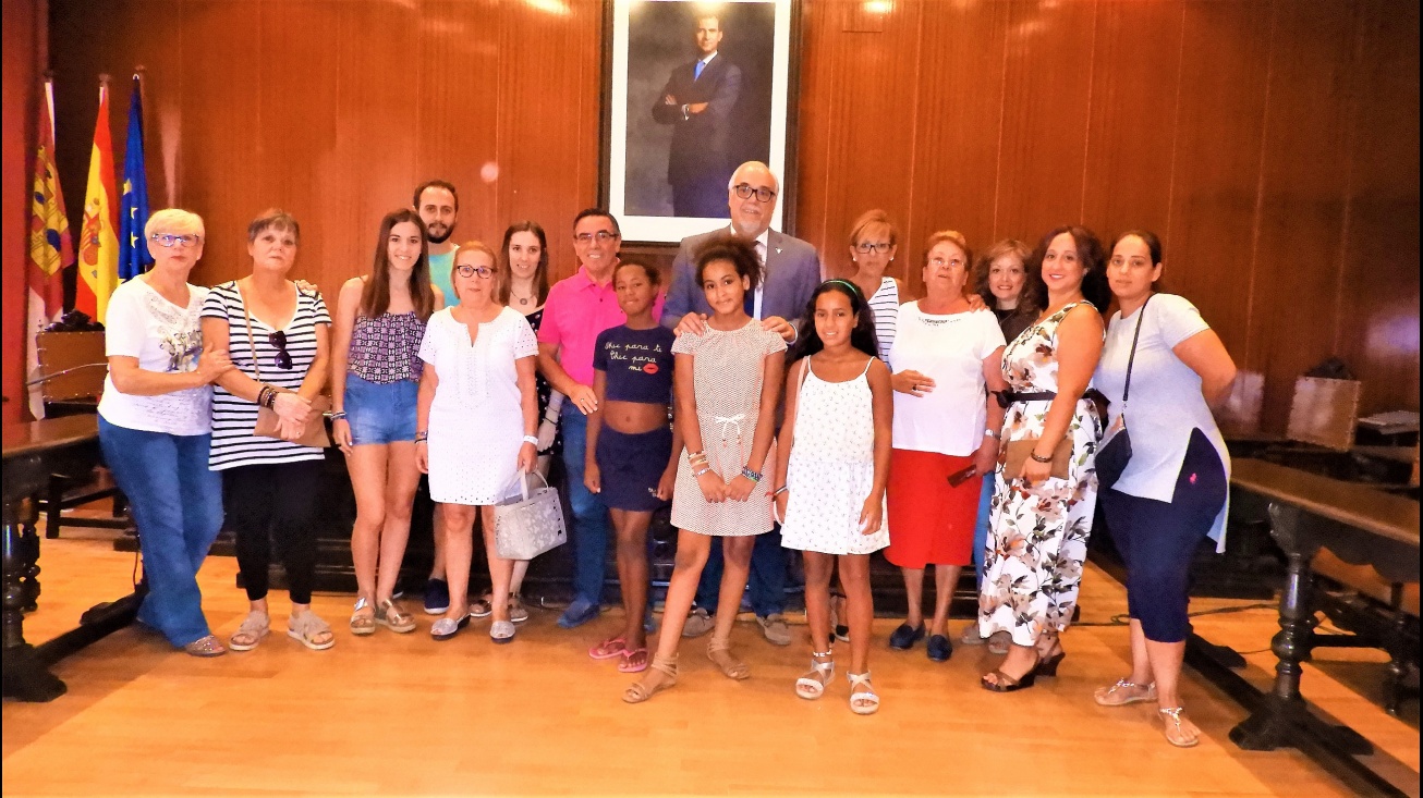 Recepción de participantes en el Programa "Vacaciones en Paz"
