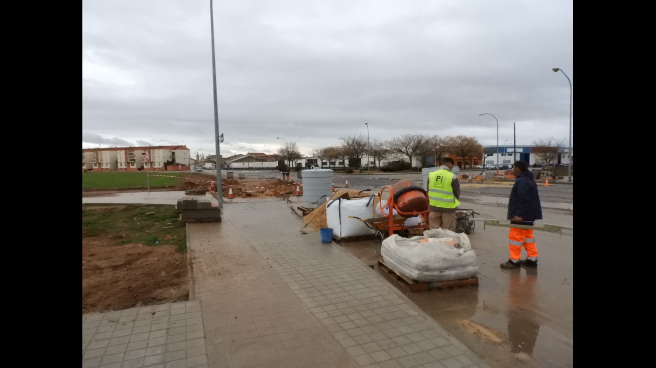 Imagen de archivo de los trabajos realizados en la zona