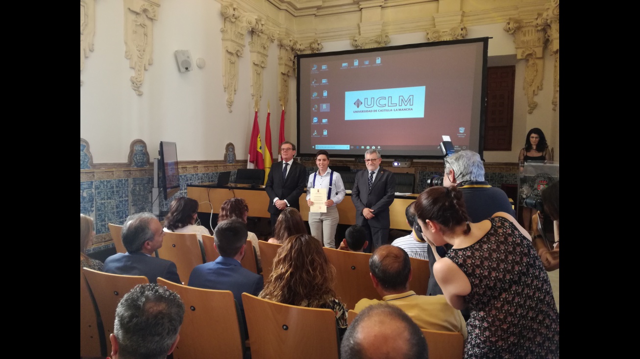 Samuel de la Torre recibió el reconocimiento en Toledo