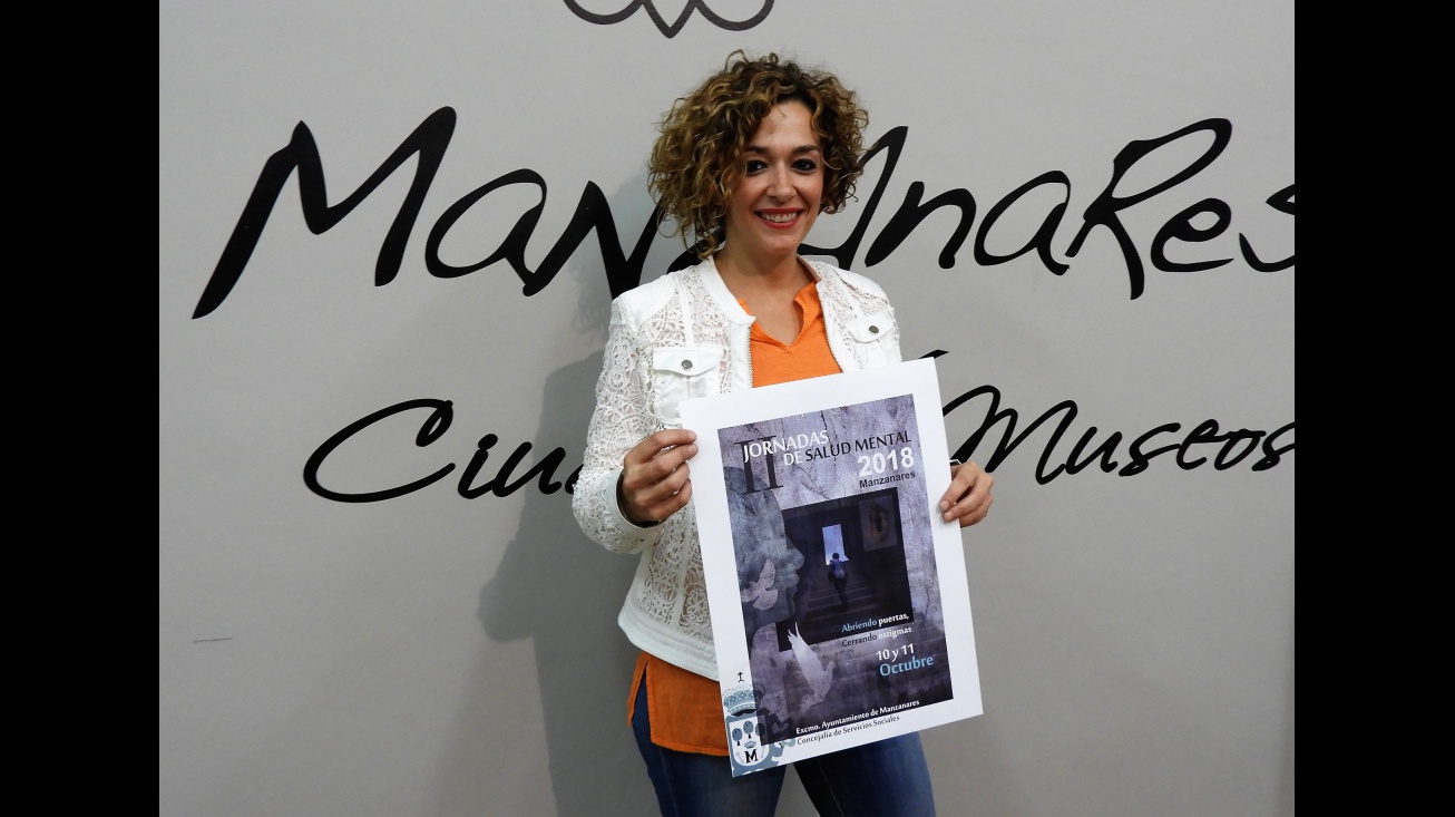Beatriz Labián durante la presentación de las II Jornadas de Salud Mental