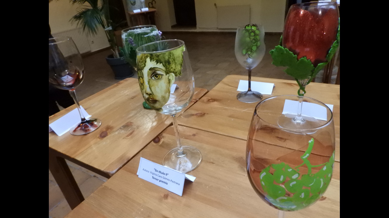 Copas decoradas participantes en la edición de 2018