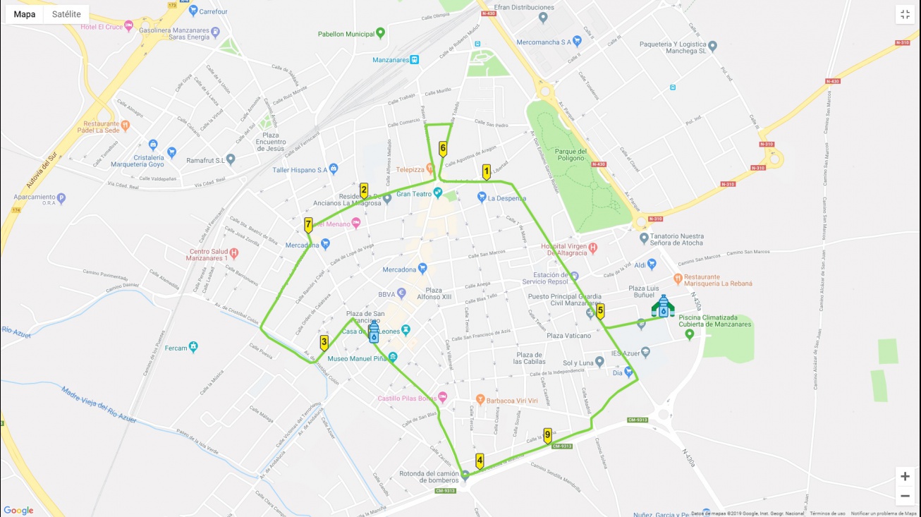 Circuito de la carrera