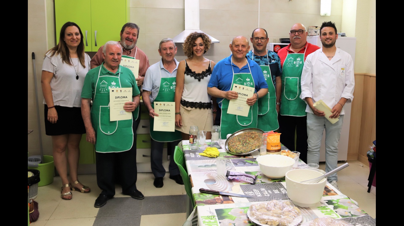 Clausura del curso de cocina para hombres