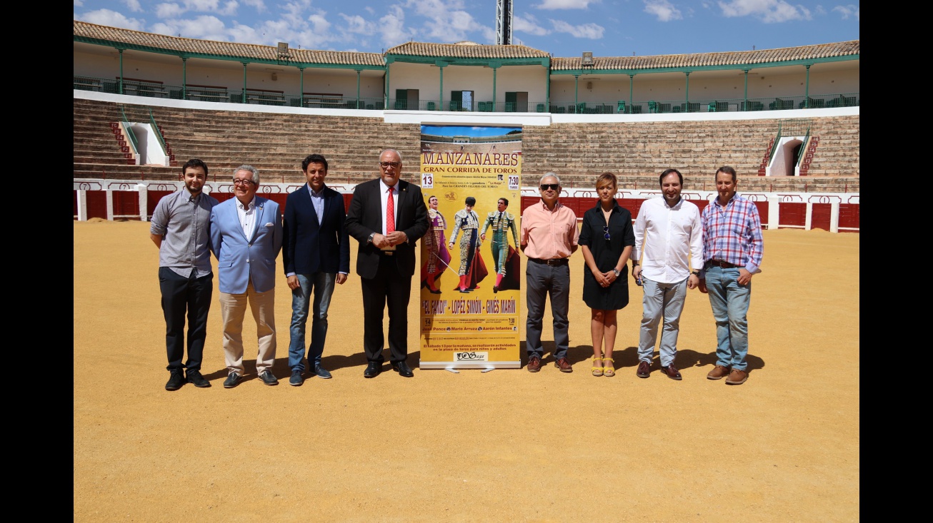 Presentación cartel taurino feria de Manzanares 2019