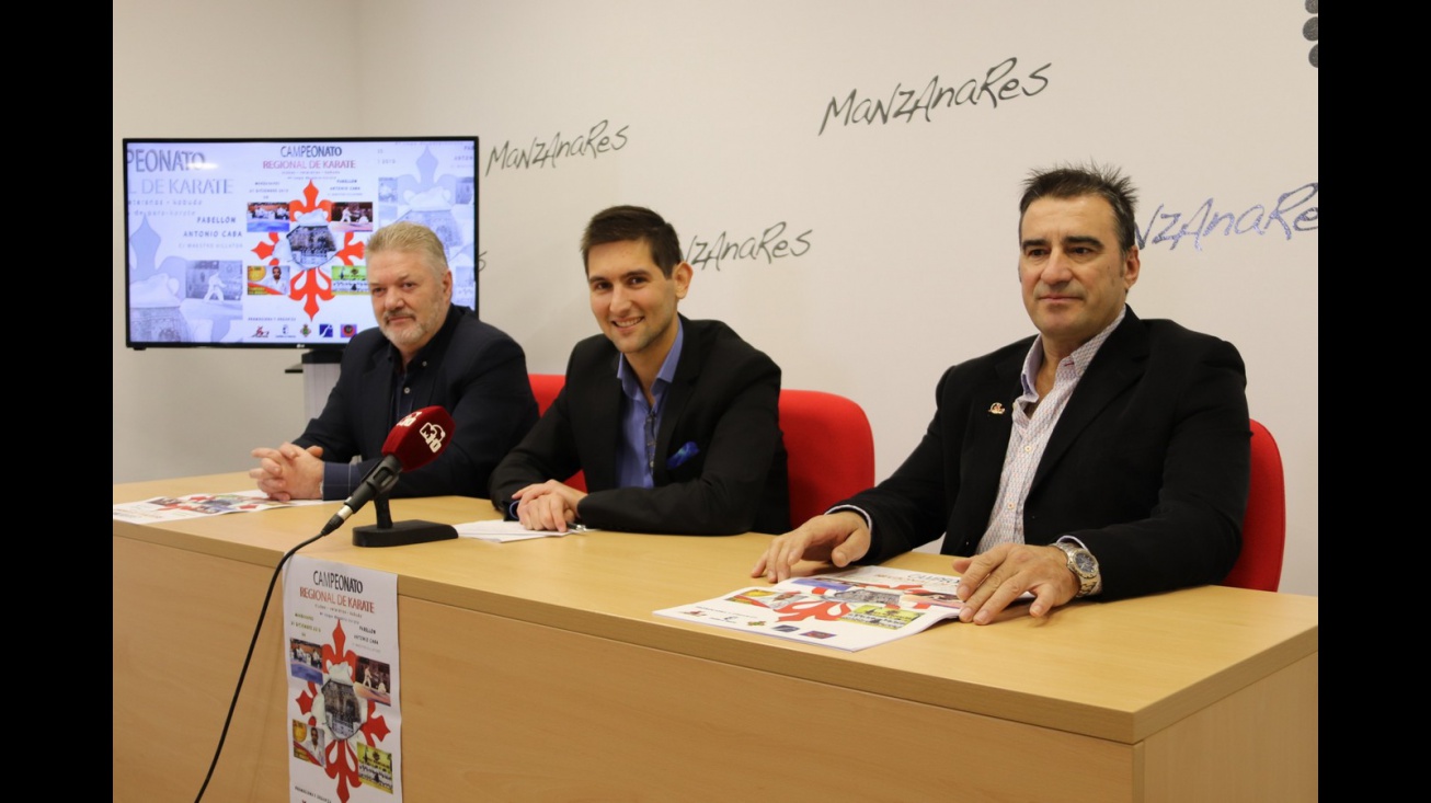 Presentación del Campeonato Regional de Karate en Manzanares