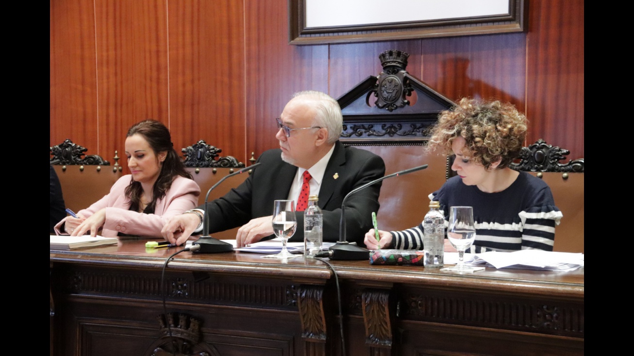 Julián Nieva en el pleno de enero de 2020