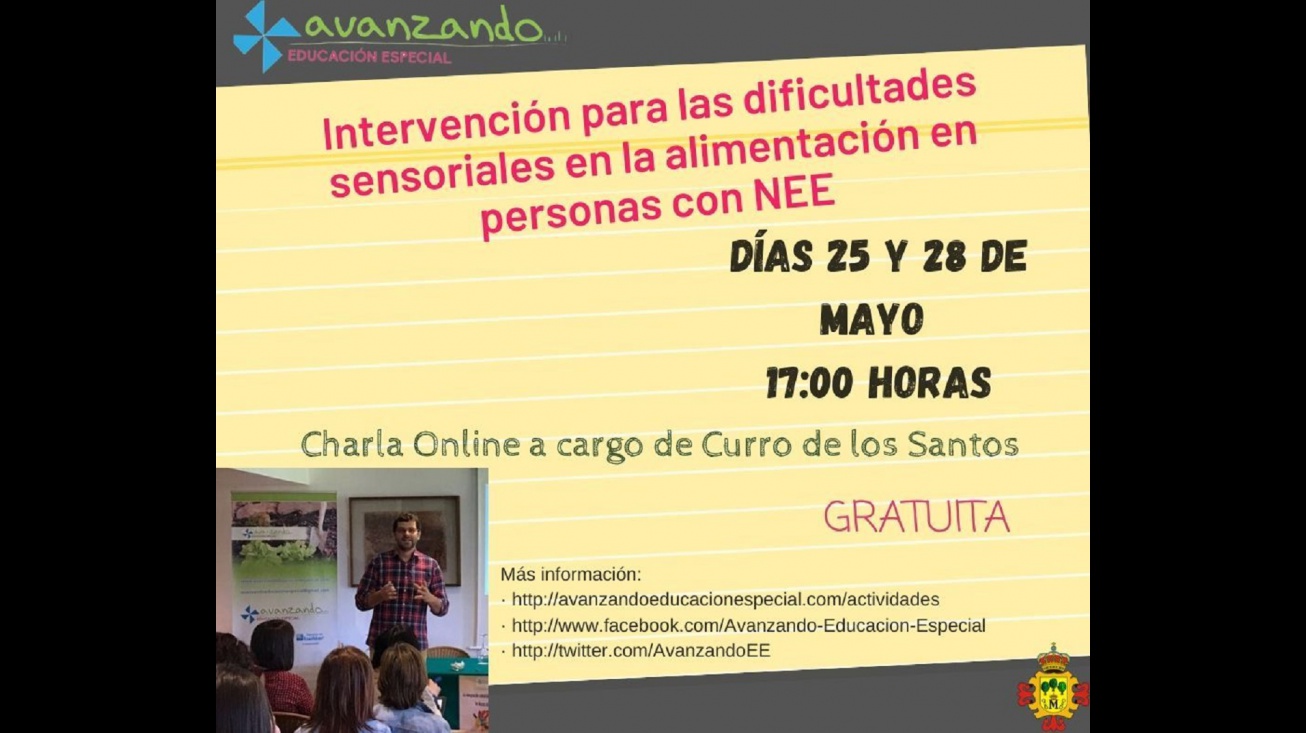 Charla 'Intervención para las dificultades sensoriales en la alimentación de personas con NEE'