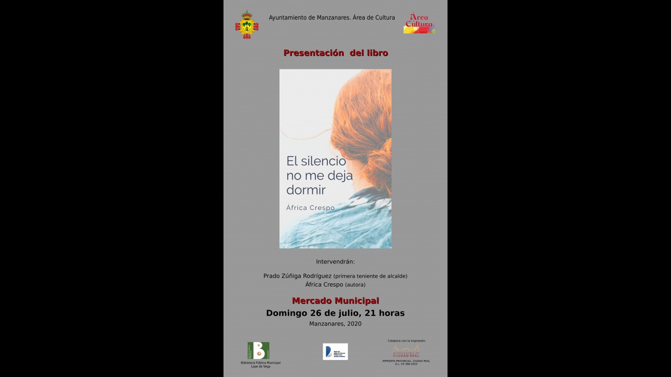 Fechas nuevas de la presentación de 'El silencio no me deja dormir'
