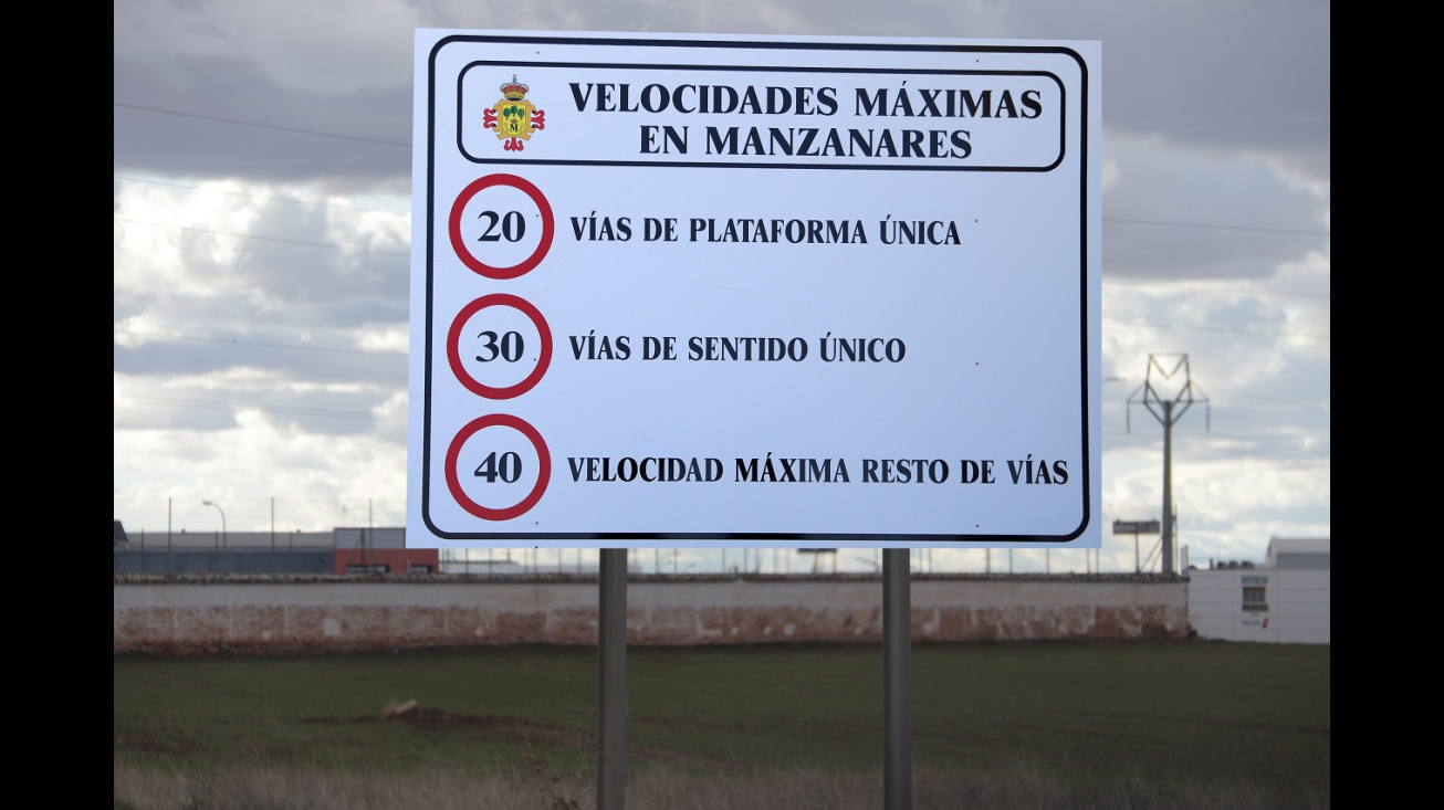 Velocidades máximas en Manzanares