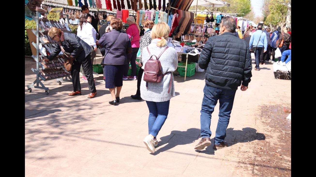 Imagen de archivo del mercadillo de Manzanares