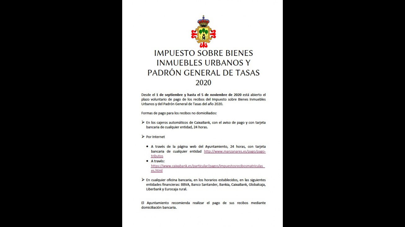 Anuncio de los plazos