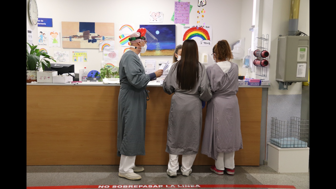 Esta imagen del área de Urgencias del hospital ilustrará el mes de enero