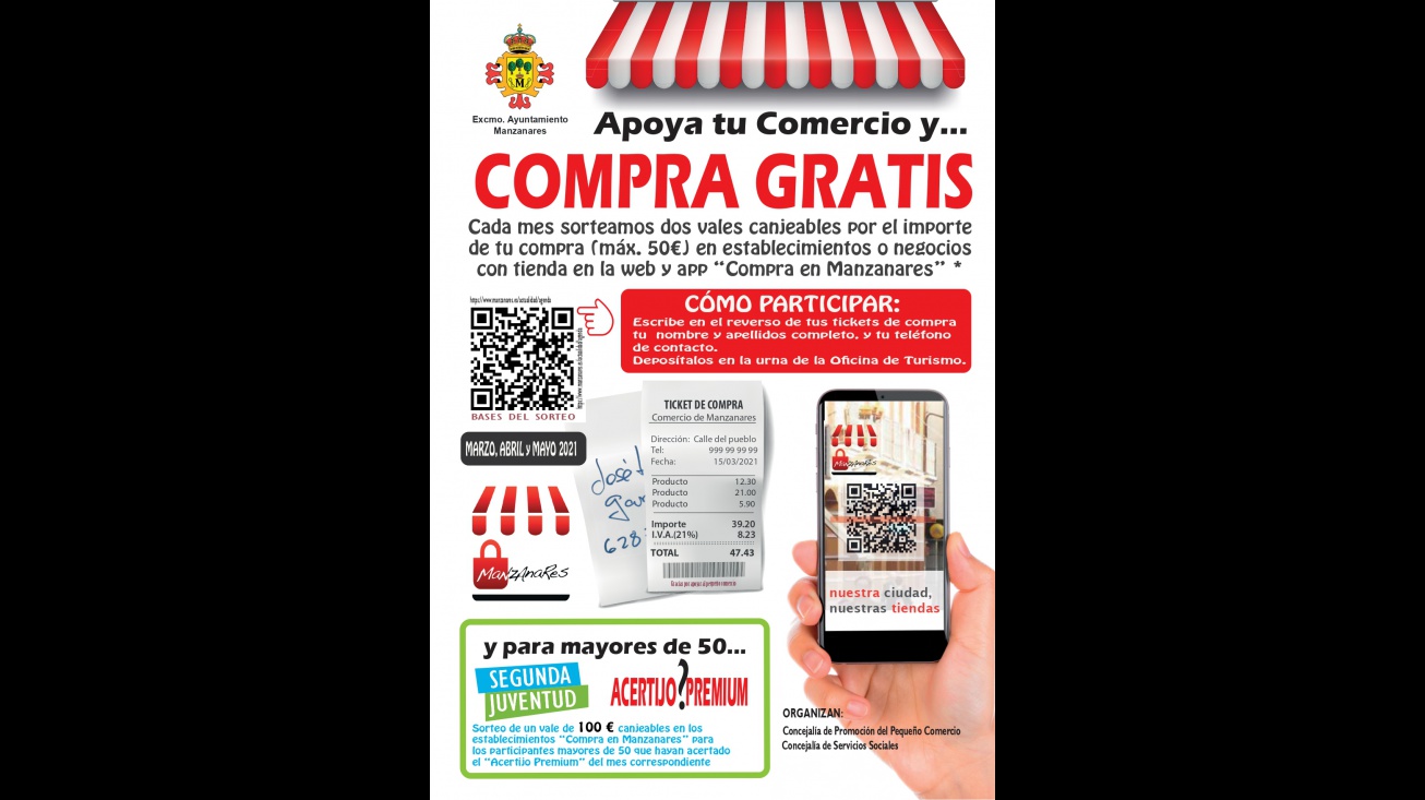 Campaña apoya a tu comercio y compra gratis