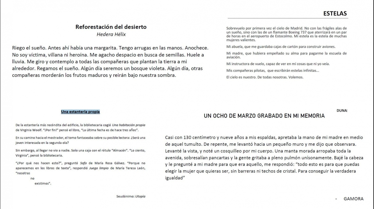 III Certamen Nacional de Microrrelatos '100 palabras para la Igualdad'