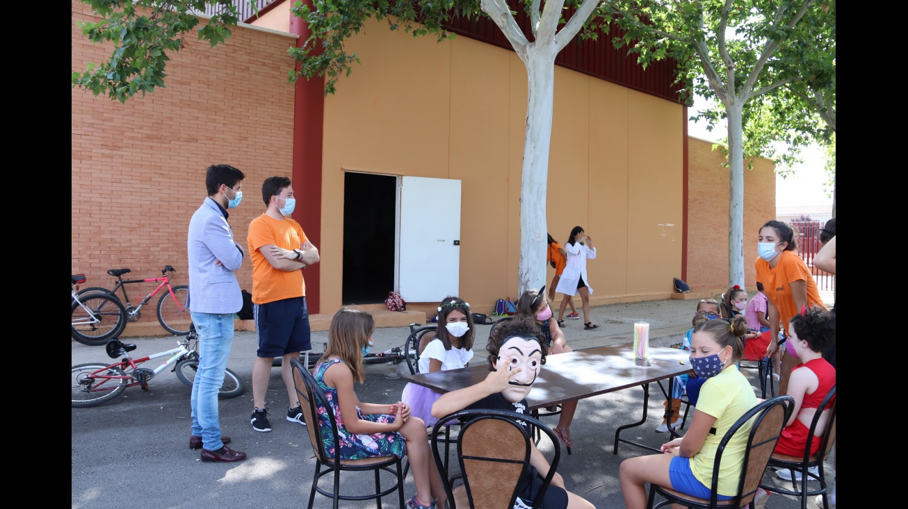 El campamento se adaptó en 2020 a la situación sanitaria
