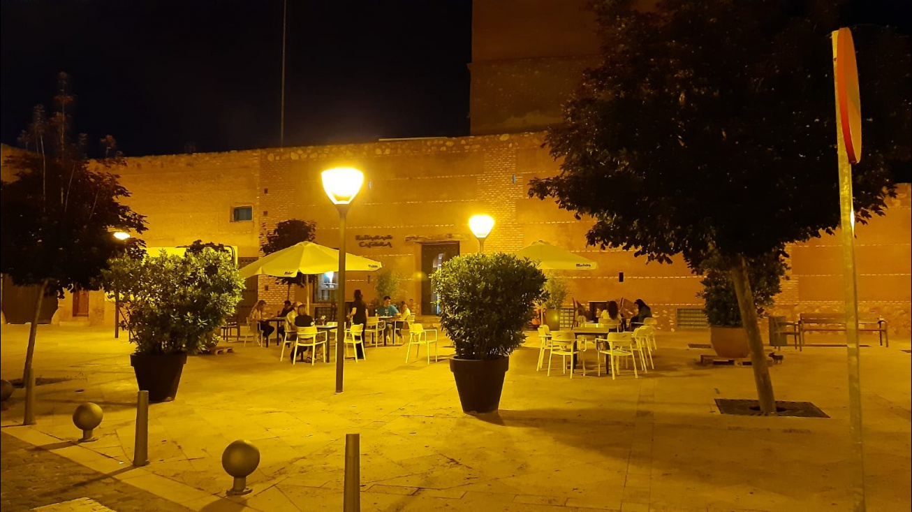 Terraza del castillo de Pilas Bonas