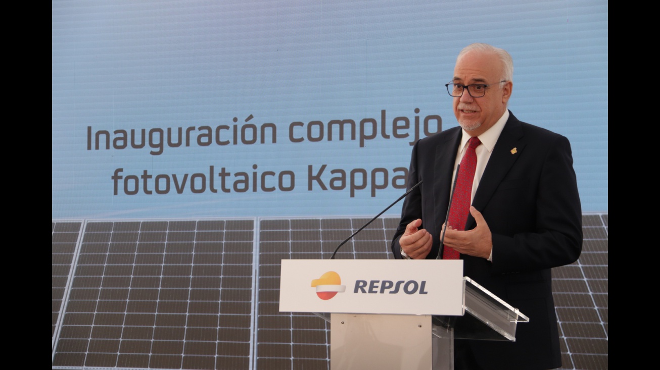 Inauguración del complejo fotovoltaico Kappa (Repsol) en Manzanares