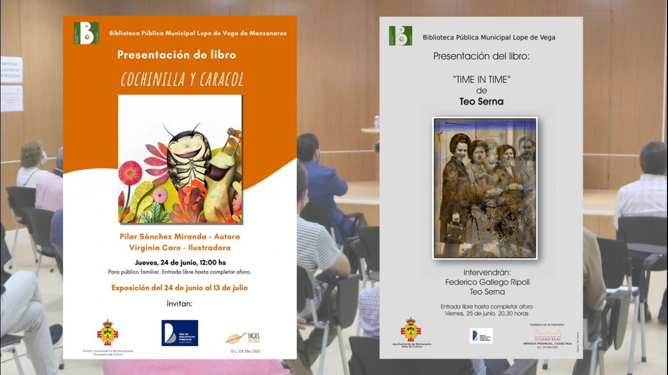 Presentación de los libros 'Cochinilla y caracol' y 'Time in time'