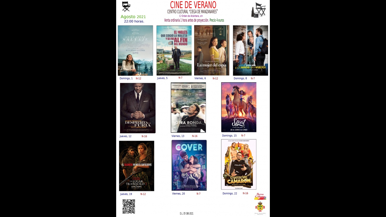 Cine de verano agosto