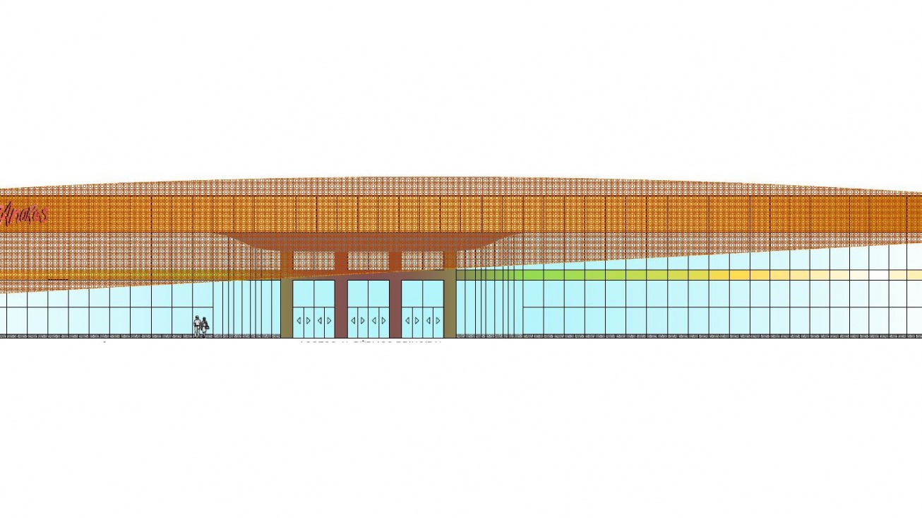 Planos del proyecto del nuevo pabellón polideportivo