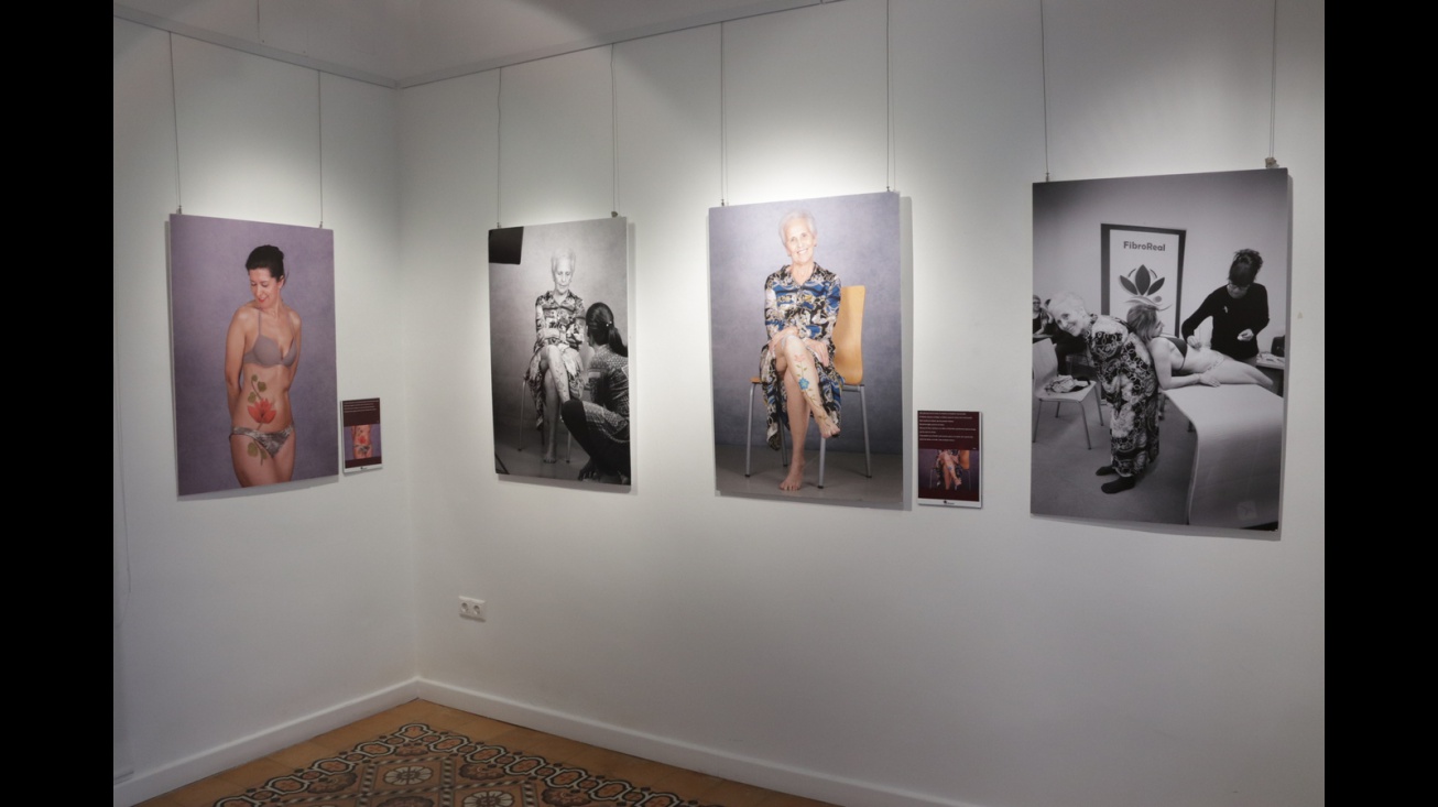 Exposición 'Arte y dolor' de la Asociación Punto XIX de Fibromialgia y SFC