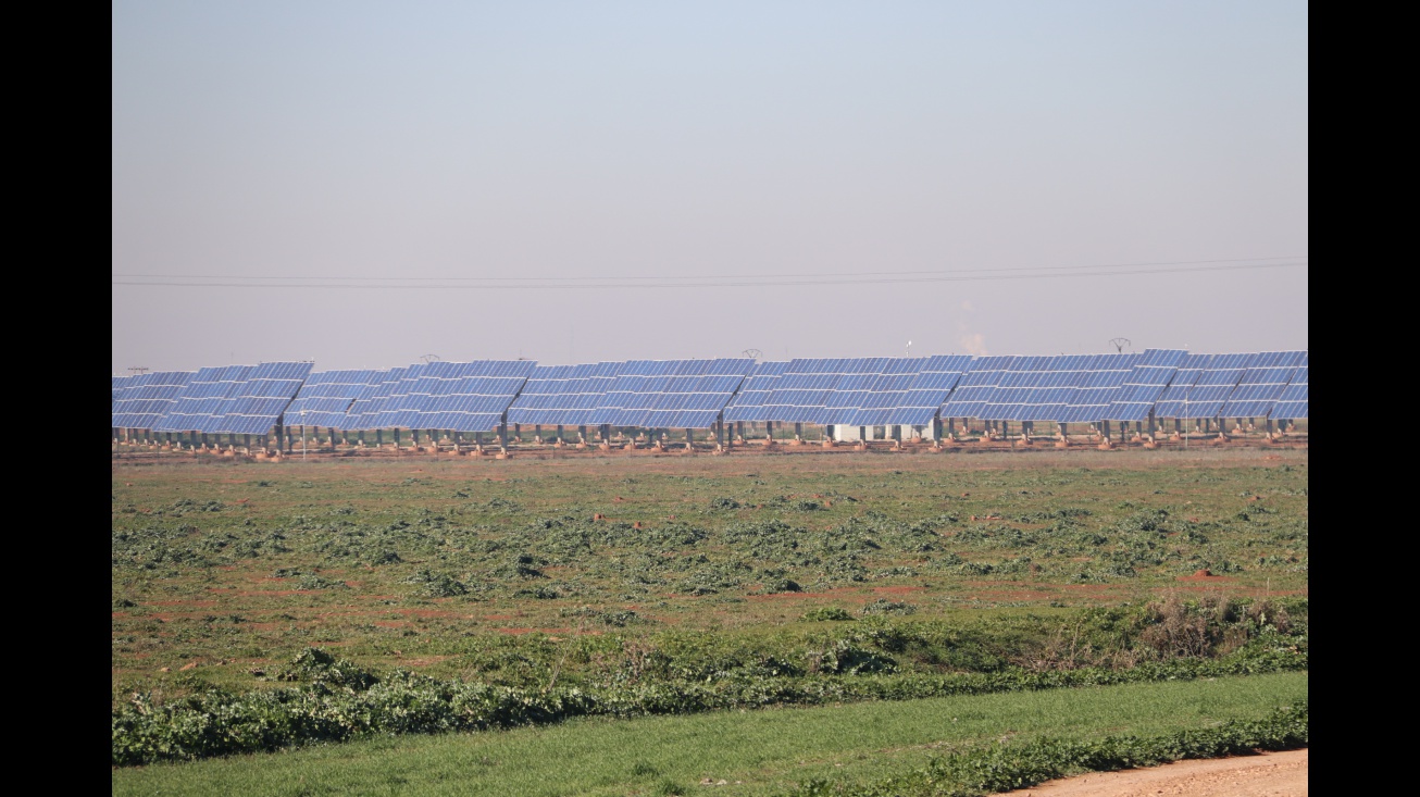 Planta Solar existente en las inmediaciones de Manzanares