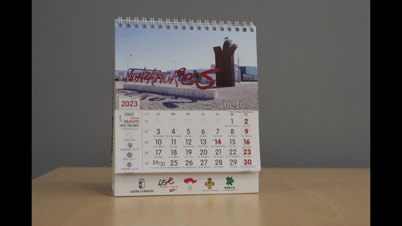 Calendario informativo de 2023 (OMIC Manzanares)