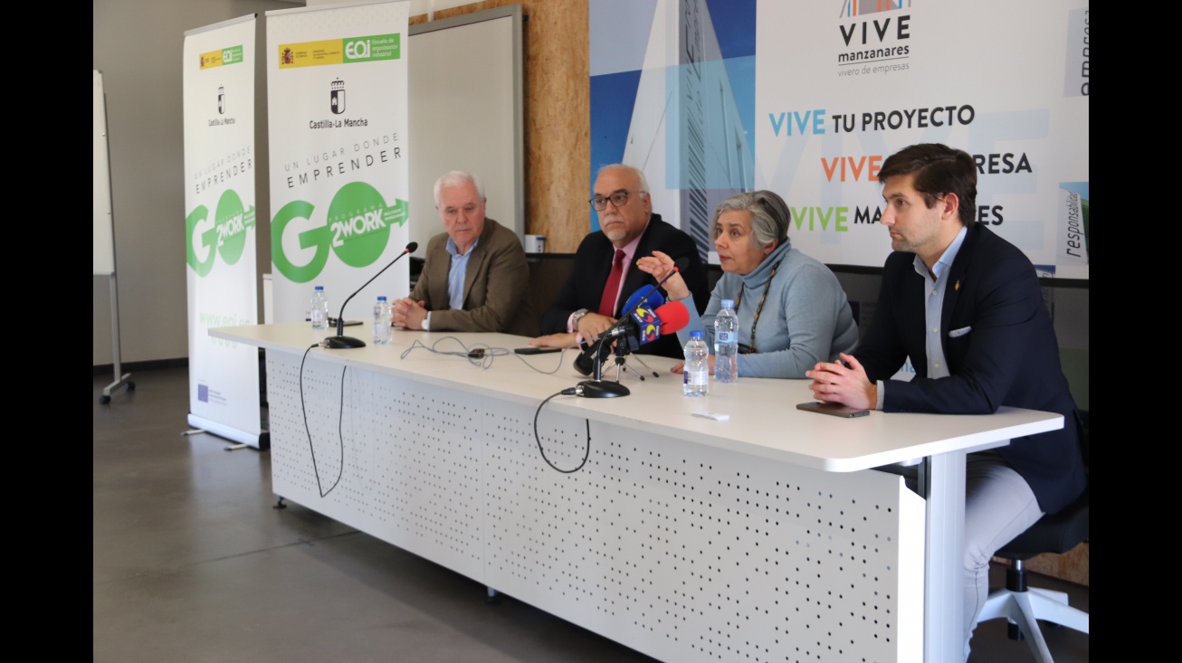 Pilar Purroy interviene en la inauguración del nuevo Go2Work de Manzanares