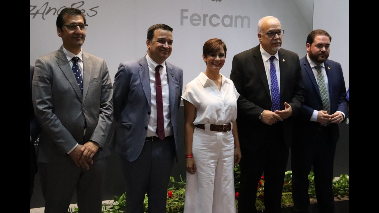 Autoridades en la inauguración de Fercam 2023