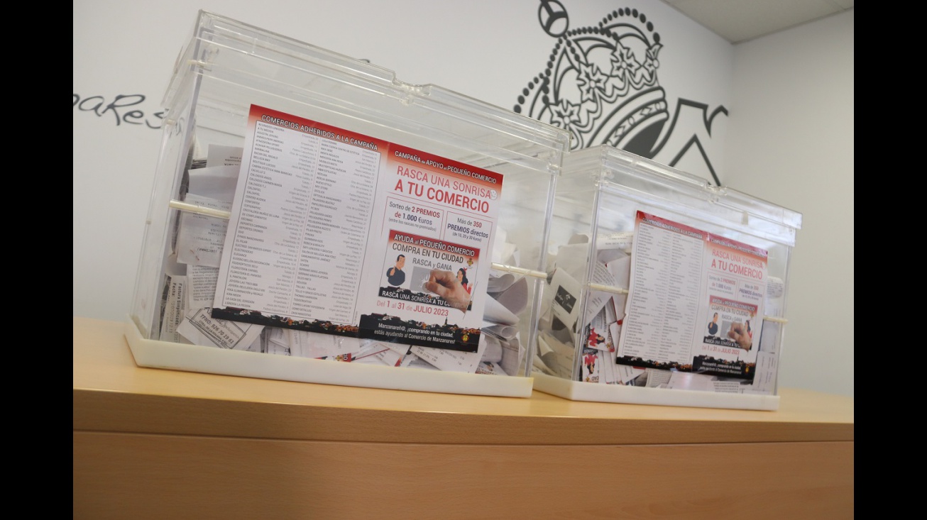 Sorteo de la campaña 'Rasca una sonrisa a tu comercio' 2023