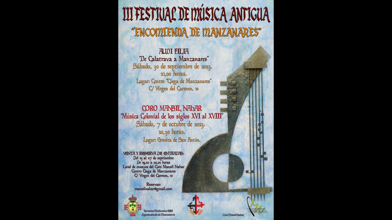 III Festival de Música Antigua Ciudad de Manzanares