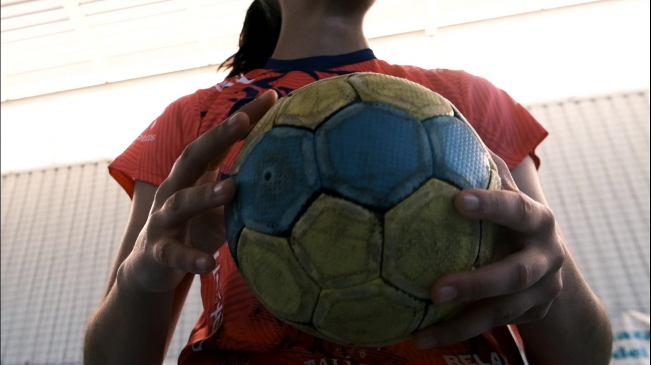 Jugadora de balonmano