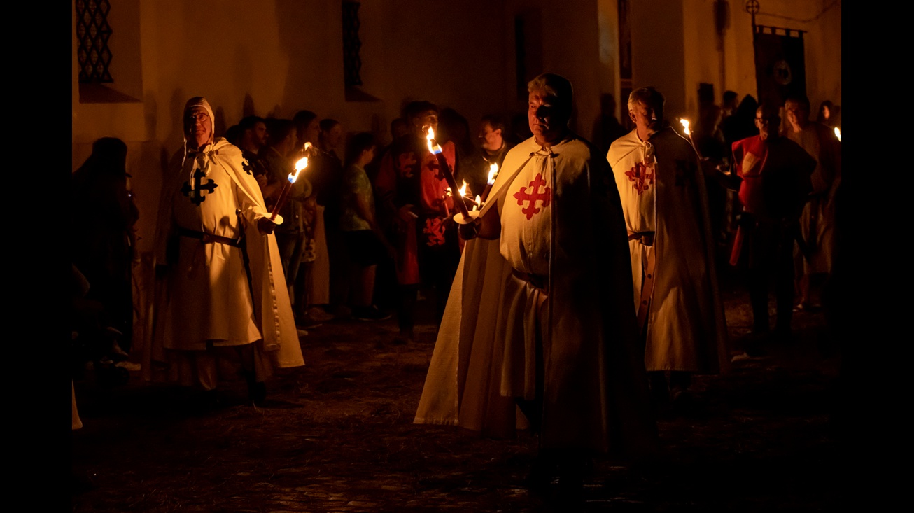 Procesión de las antorchas captada por José Antonio Romero
