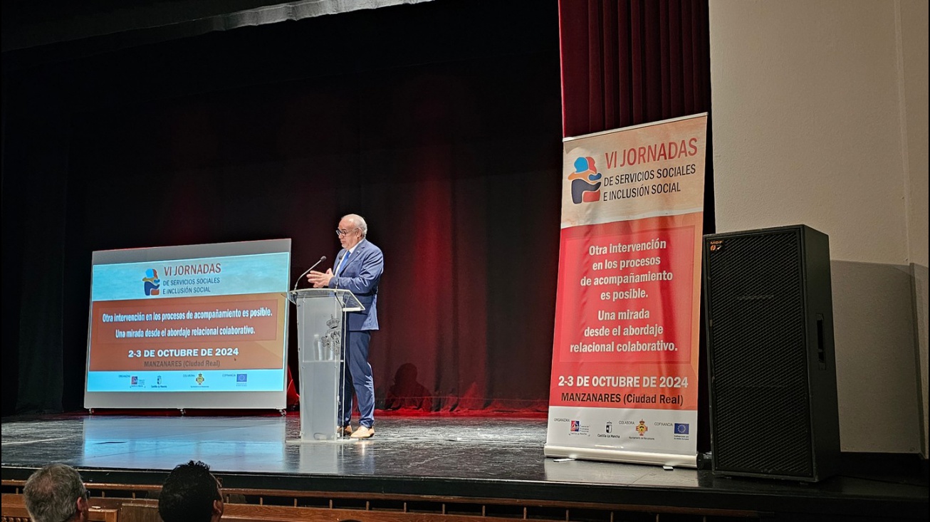 Julián Nieva en la clausura de las VI Jornadas de Servicios Sociales e Inclusión