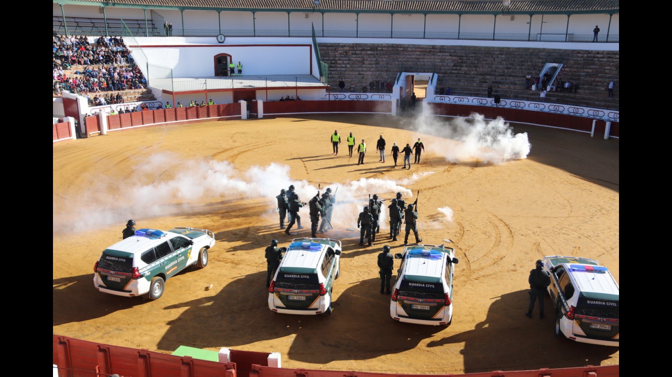 Exhibición de medios de la Guardia Civil en Manzanares
