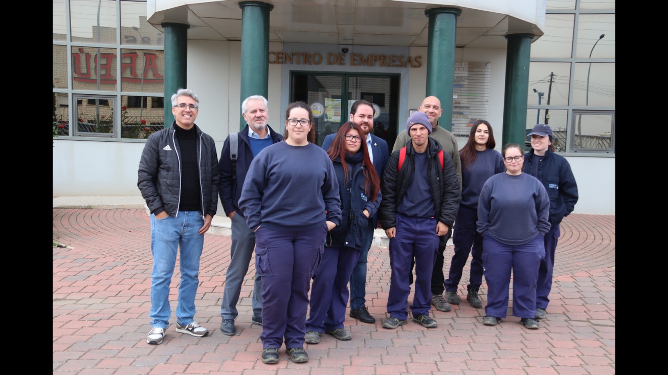 Visita Pablo Camacho al alumnado del programa TánDEM