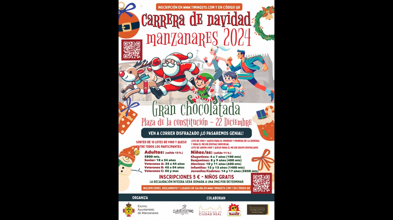 Cartel anunciador de la carrera