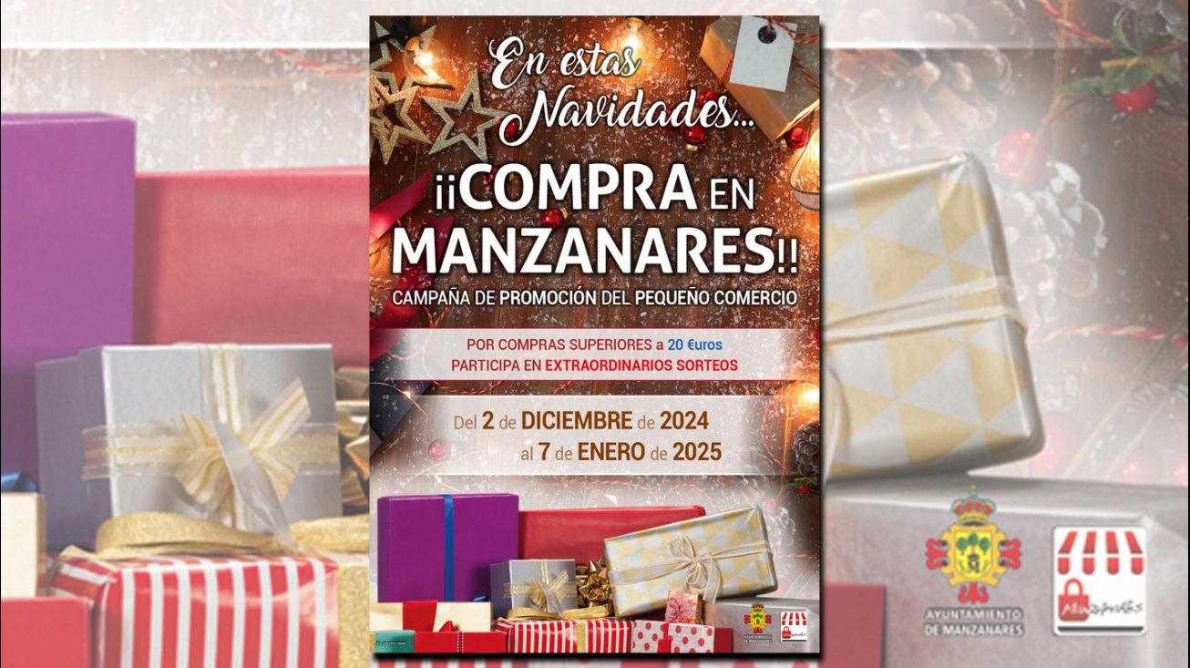 Campaña 'En estas Navidades... ¡compra en Manzanares!' 2024