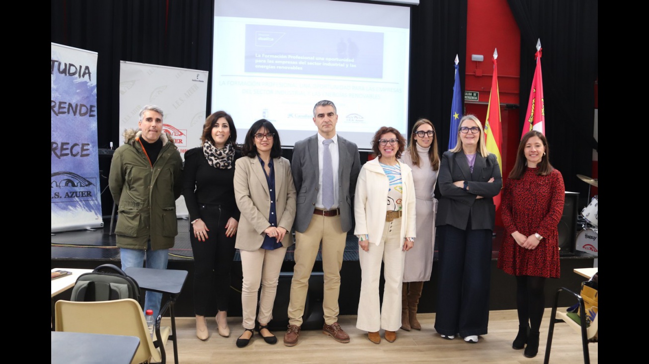 Jornada FP IES Azuer y CaixaBank Dualiza