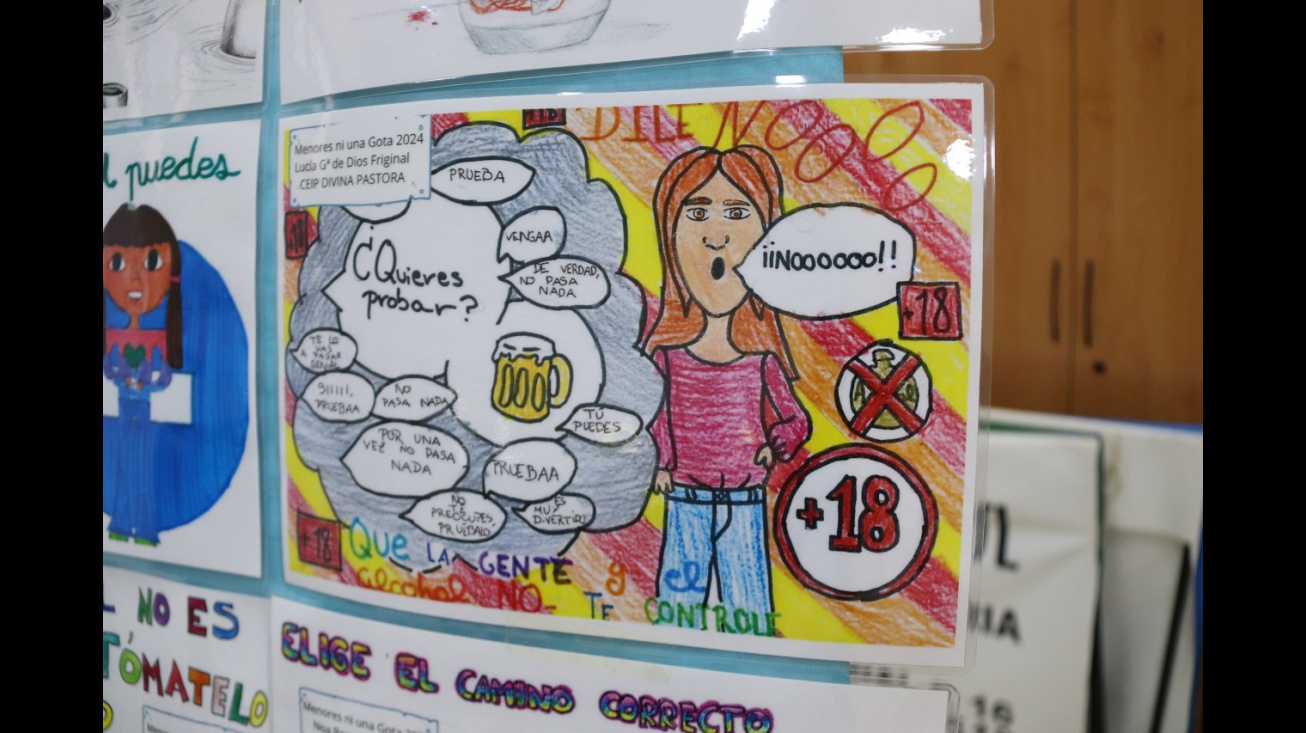 Concurso de dibujo Menores ni una gota 2024