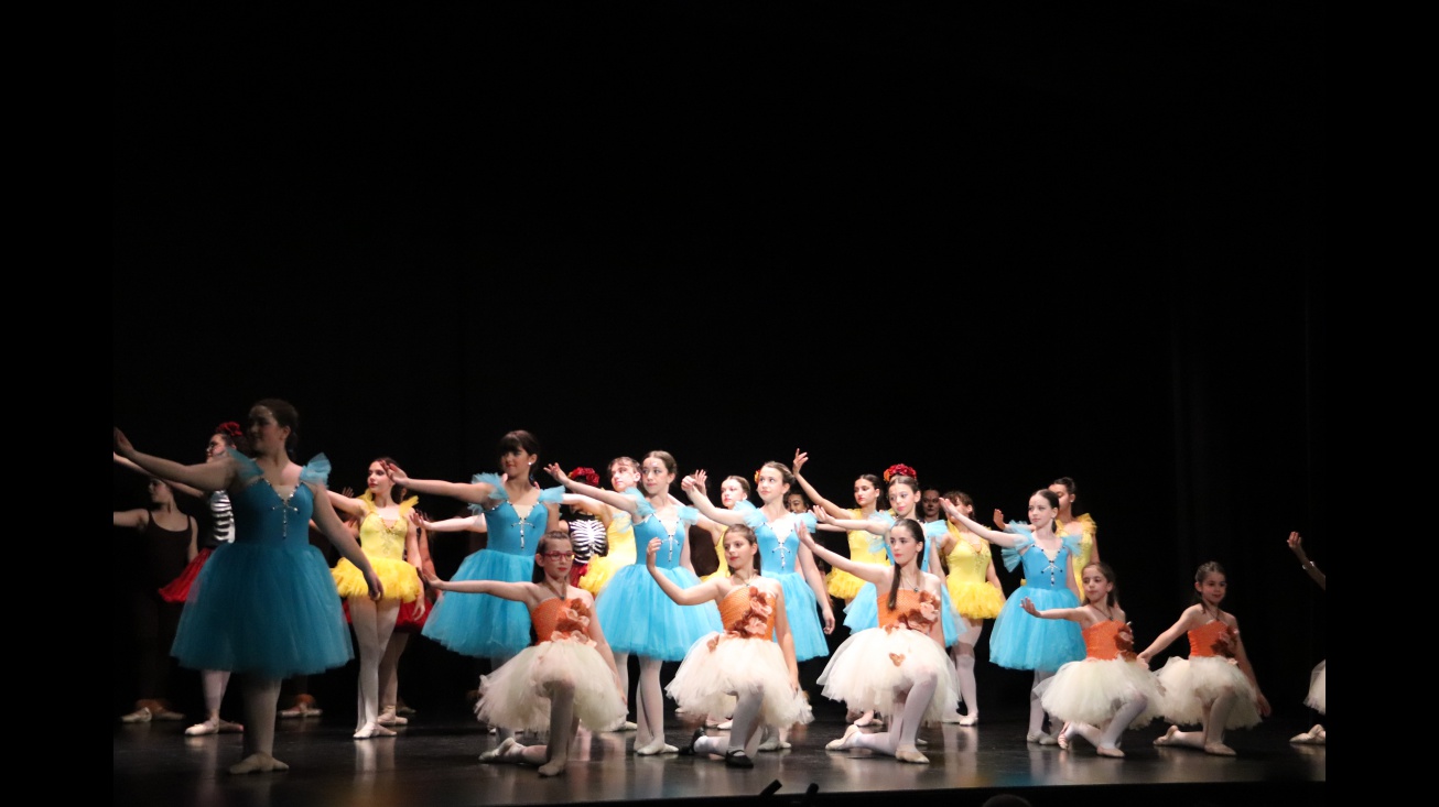 Actuación de fin de curso de danza clásica el año pasado