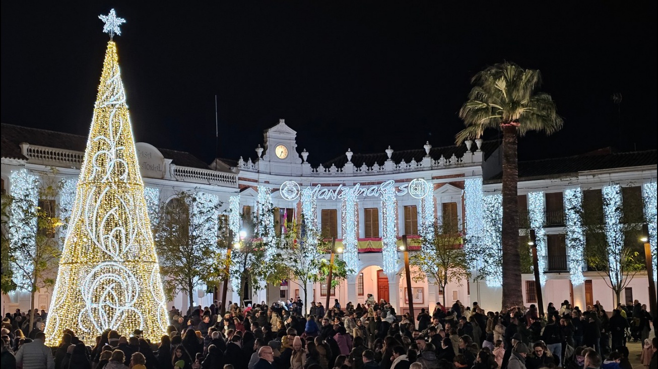Encendido del alumbrado navideño (diciembre 2025)