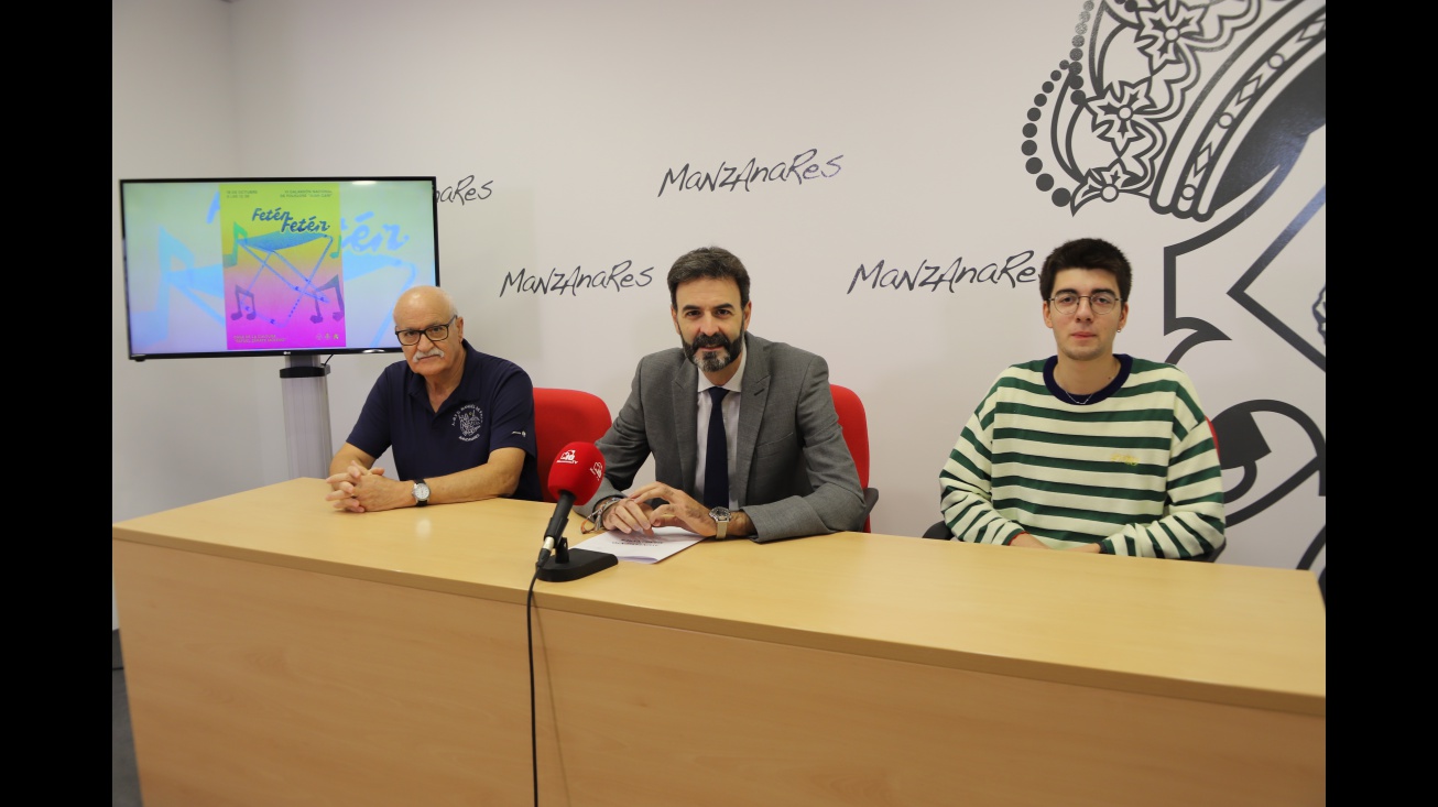 Jesús Romero junto a Blas Jiménez y Manuel Sánchez Migallón