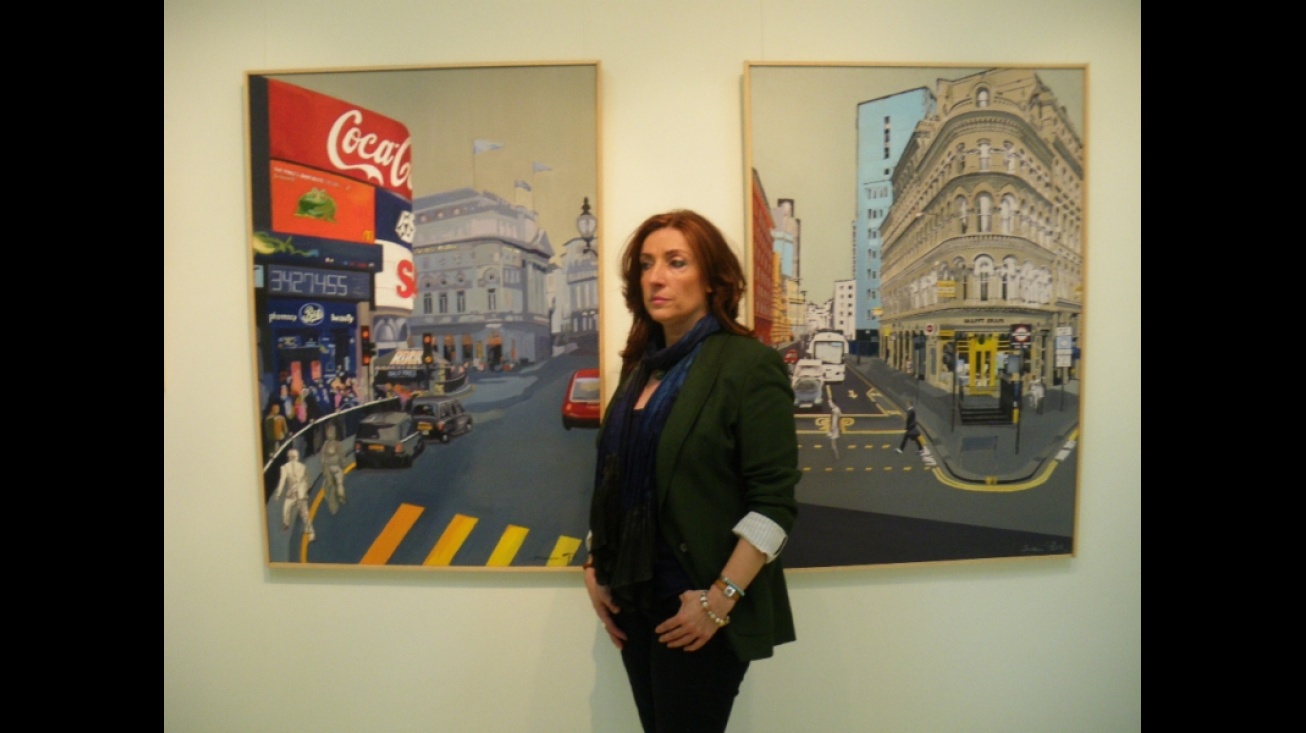 Exposición de Pintura de Susana en la Biblioteca Municipal