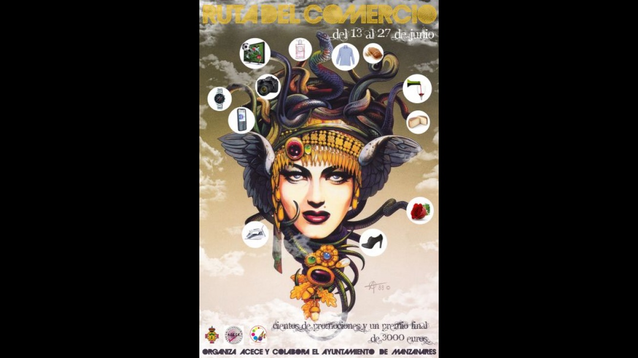 Cartel promocional Ruta del Comercio
