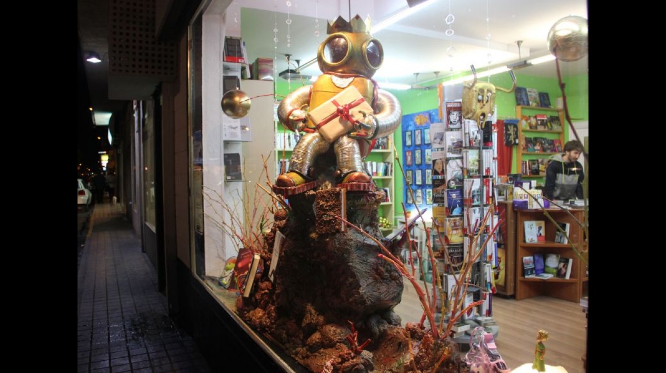 Escaparate de La Pecera, ganador del concurso