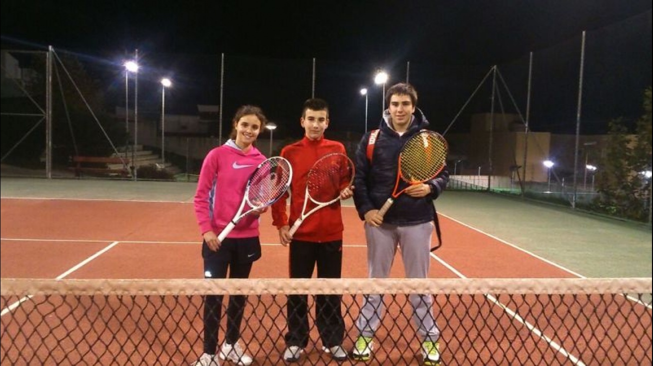 Itzíar Aparicio, Fernando Andrade y Eduardo Díaz en Puertollano.