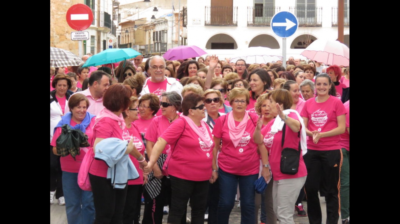 Inicio de la III Marcha Rosa contra el Cáncer de Mama