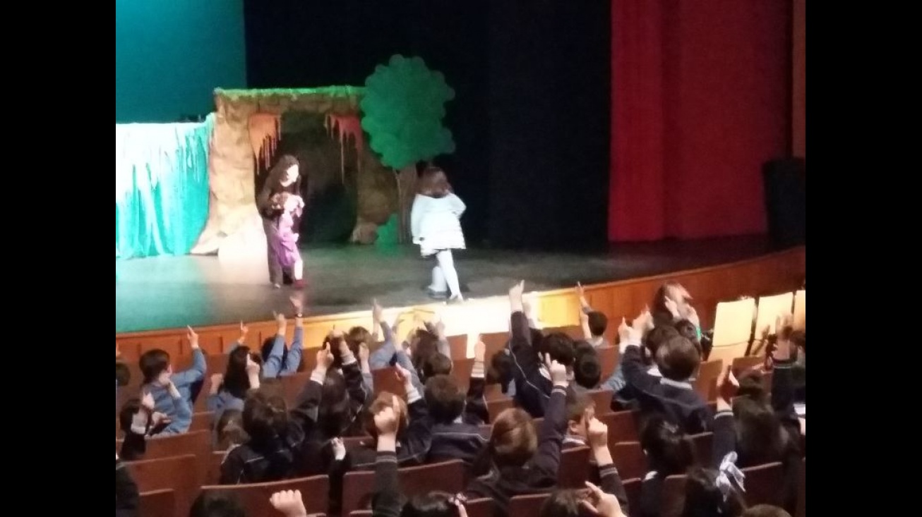 Momento de la representación en el Gran Teatro